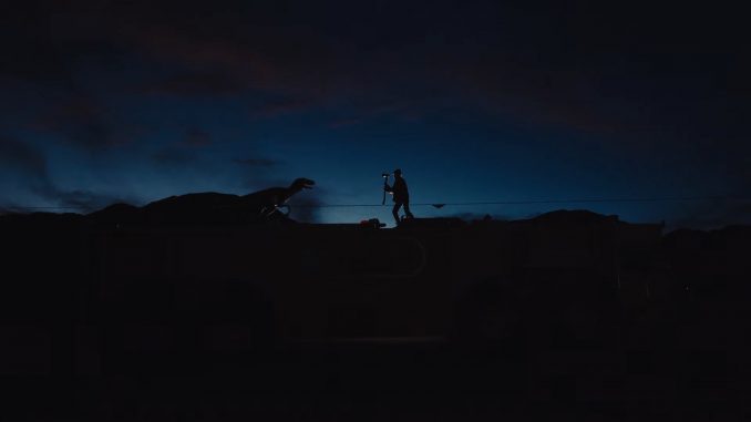 "Claw": That dinosaur is having a feast of human flesh