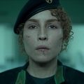 Noomi Rapace is a soldier in a post-apocalyptic world in "Black Crab"
