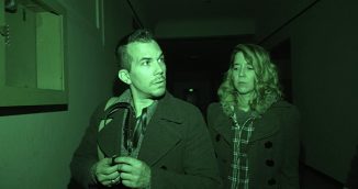 An abandoned school is the subject of a paranormal investigation in "Infrared"