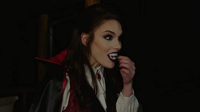 In "The Day After Halloween" a party ends up with a real corpse in a bathtub