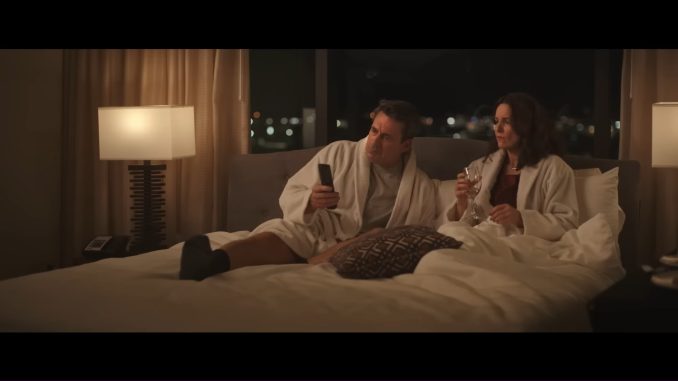 Jon Hamm and Tina Fey star in the crime comedy "Maggie Moore(s)", out on digital